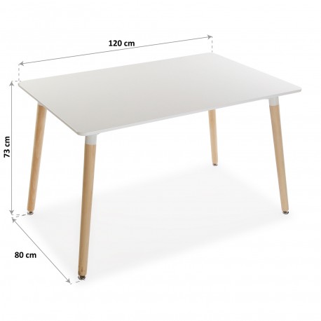MESA BLANCA MEERA