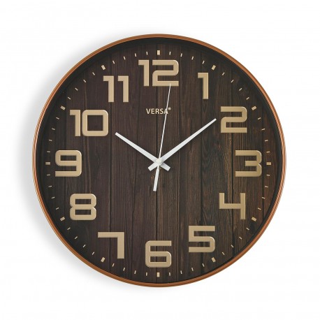 RELOJ COCINA MARRON 30,5 CM