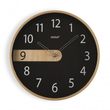 RELOJ COCINA NEGRO 30,5 CM