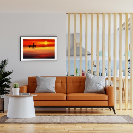 CUADRO CRISTAL AMANECER