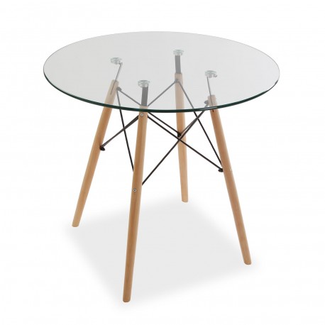 MESA REDONDA CRISTAL
