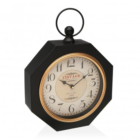 RELOJ PARED NEGRO