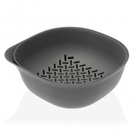 SET BOWL+ ESCURRIDOR GRIS