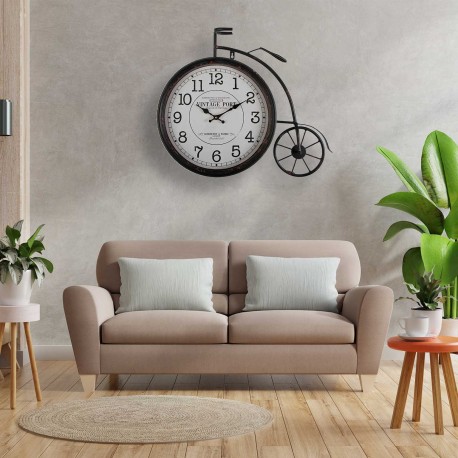 RELOJ PARED BICICLETA