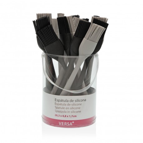 PINCEL SILICONE CINZA/PRETO