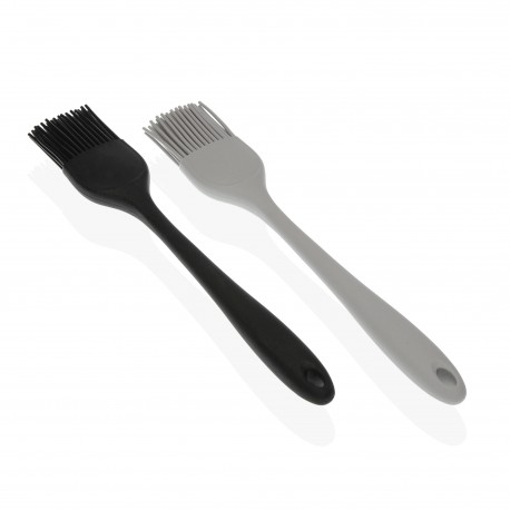 PINCEL SILICONE CINZA/PRETO