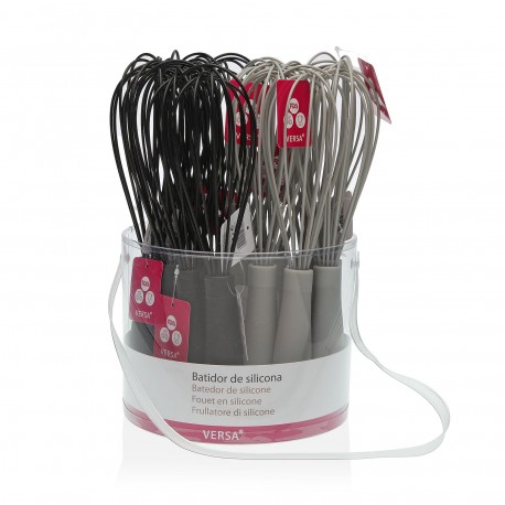 BATEDOR SILICONE CINZA/PRETO
