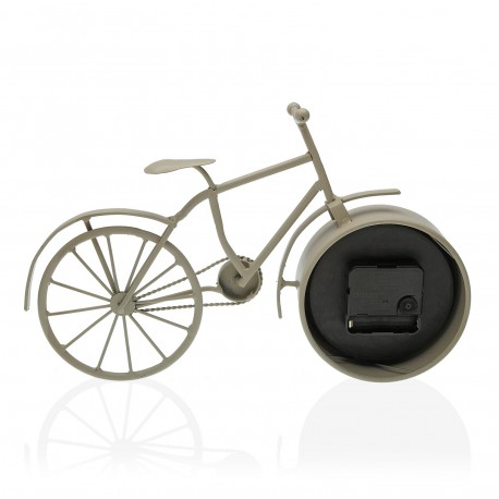 RELOJ SOBREMESA BICICLETA GRIS