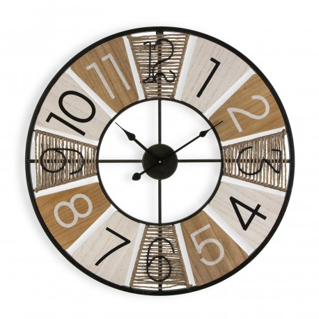 RELOJ PARED MADERA 58 CM