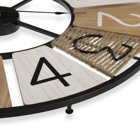 RELOJ PARED MADERA 58 CM