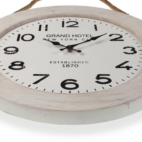 RELOJ PARED MADERA HOMEMADE 50