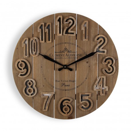 RELOJ PARED CLEMENT 60CM