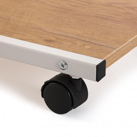 MESA AUXILIAR BLANCA CON RUEDA
