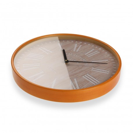 RELOJ PARED ROMAN MADERA 40 CM