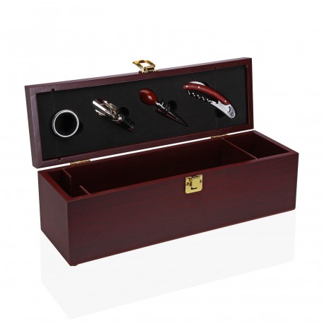 CAIXA 4 UTENSÍLIOS VINHO