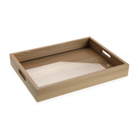 CONJUNTO 3 BANDEJAS MDF ESCURO