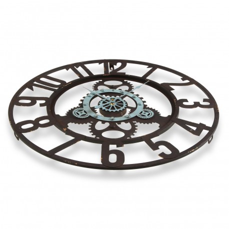 RELOJ PARED METAL 60CM