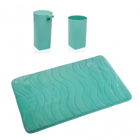 SET DISP.+VASO+ALFOMBRA AZUL