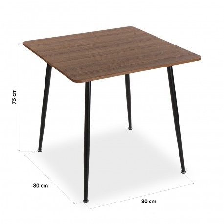 MESA JANTAR IULIA 80X80
