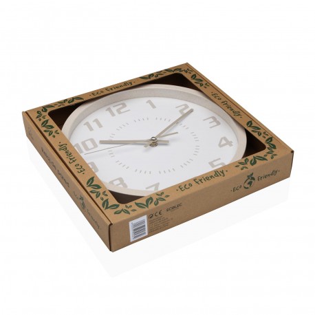 RELOJ ECO BEIGE CLARO 30CM