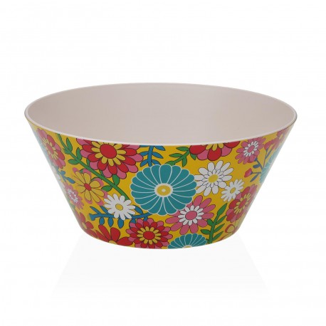 SALADEIRA FLORES AMARELA