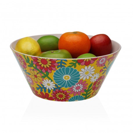 SALADEIRA FLORES AMARELA