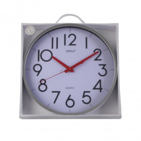 RELÓGIO PAREDE BRANCO 30CM