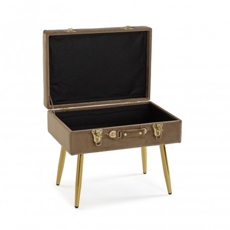 PÉ DE CAMA VELVET CASTANHO