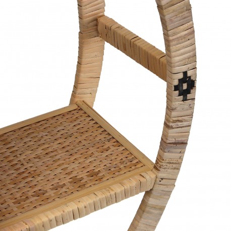 PRATELEIRA REDONDA RATTAN