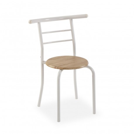 JUEGO MESA/2 SILLAS BLANCO
