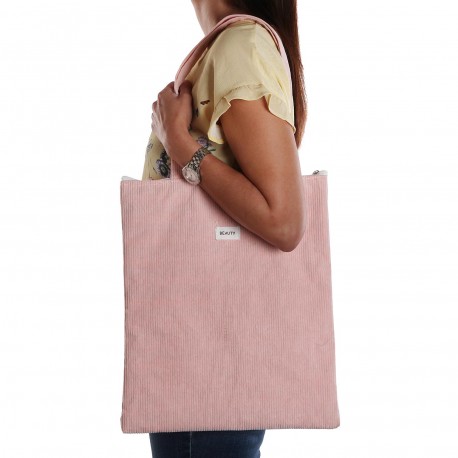 SACO CORDUROY ROSA