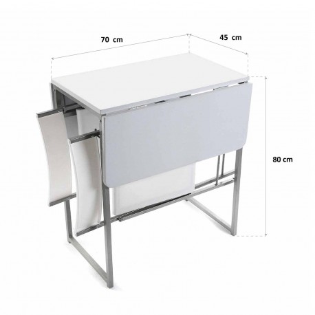 MESA PLEG.+2 SILLAS ANDREA