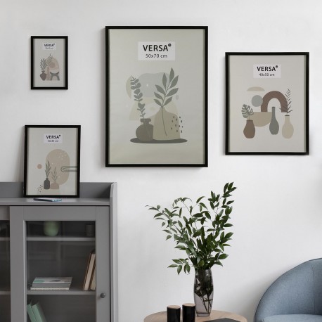 MOLDURA MADEIRA PRETA 50 X 70