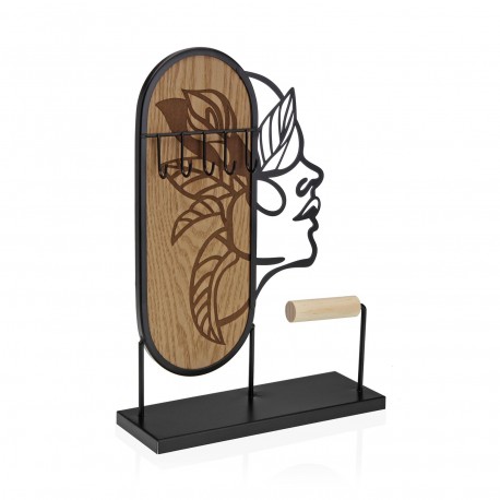 JOALHEIRO DECORATIVO COM ROSTO "M"