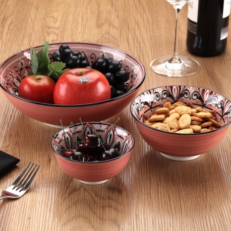 SALADEIRA VERMELHA 23CM