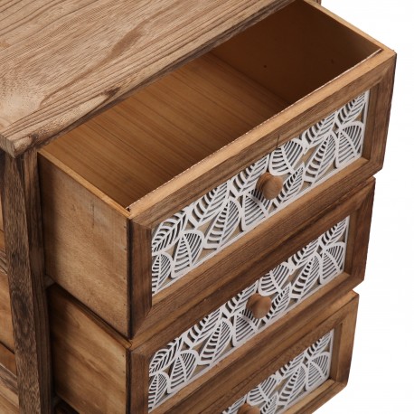 GAVETEIRO 3 GAVETAS LEAF 40X29X58