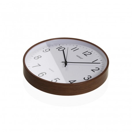 RELÓGIO PAREDE MADEIRA CLARA 30CM