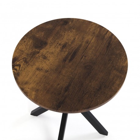 MESA AUXILIAR REDONDA MADEIRA 40x50