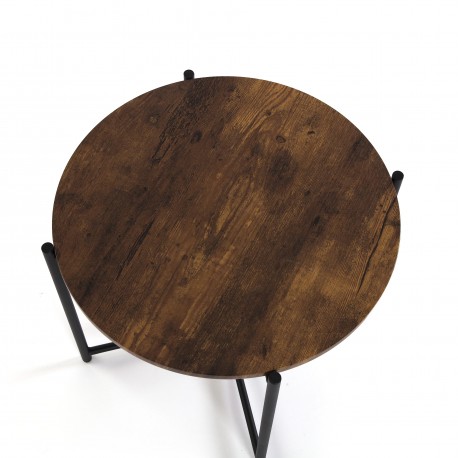 MESA AUXILIAR REDONDA MADEIRA 51x40
