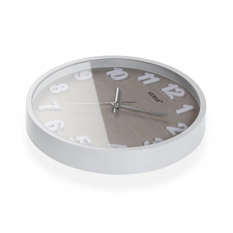 RELÓGIO DE PAREDE VESTA BRANCO 30 CM
