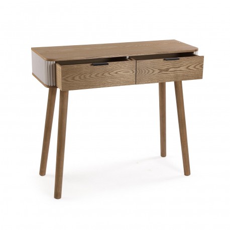 CONSOLA 2 GAVETAS LEIAH 90CM