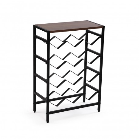 ADEGA PARA 12 GARRAFAS PRETA