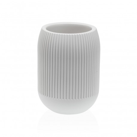 VASO PORTACEPILLO BLANCO