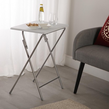 MESA PLEGABLE BLANCA