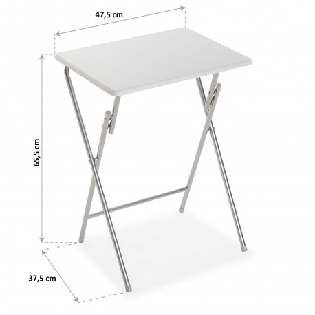 MESA PLEGABLE BLANCA