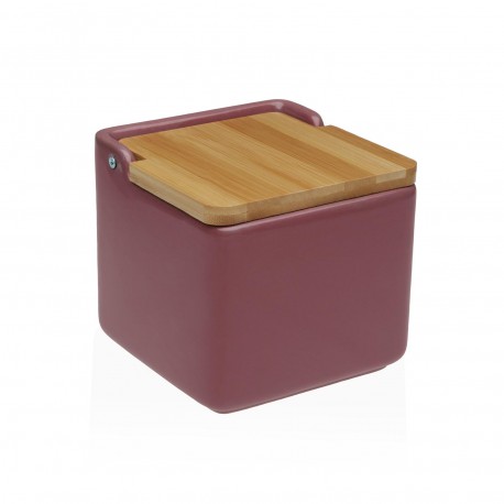 SALEIRO TAMPA BAMBU BORDEAUX