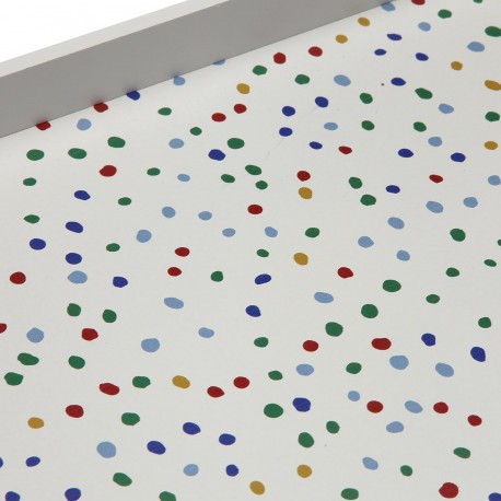 BANDEJA RETANGULAR DOTTY