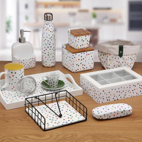 SET 3 CESTAS QUADRADAS DOTTY