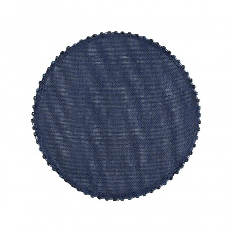 INDIVIDUAL REDONDO AZUL