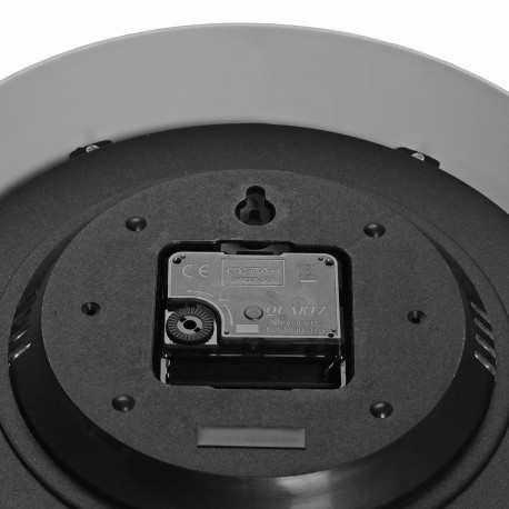 RELÓGIO PAREDE BRANCO ARO BRANCO 24,4CM